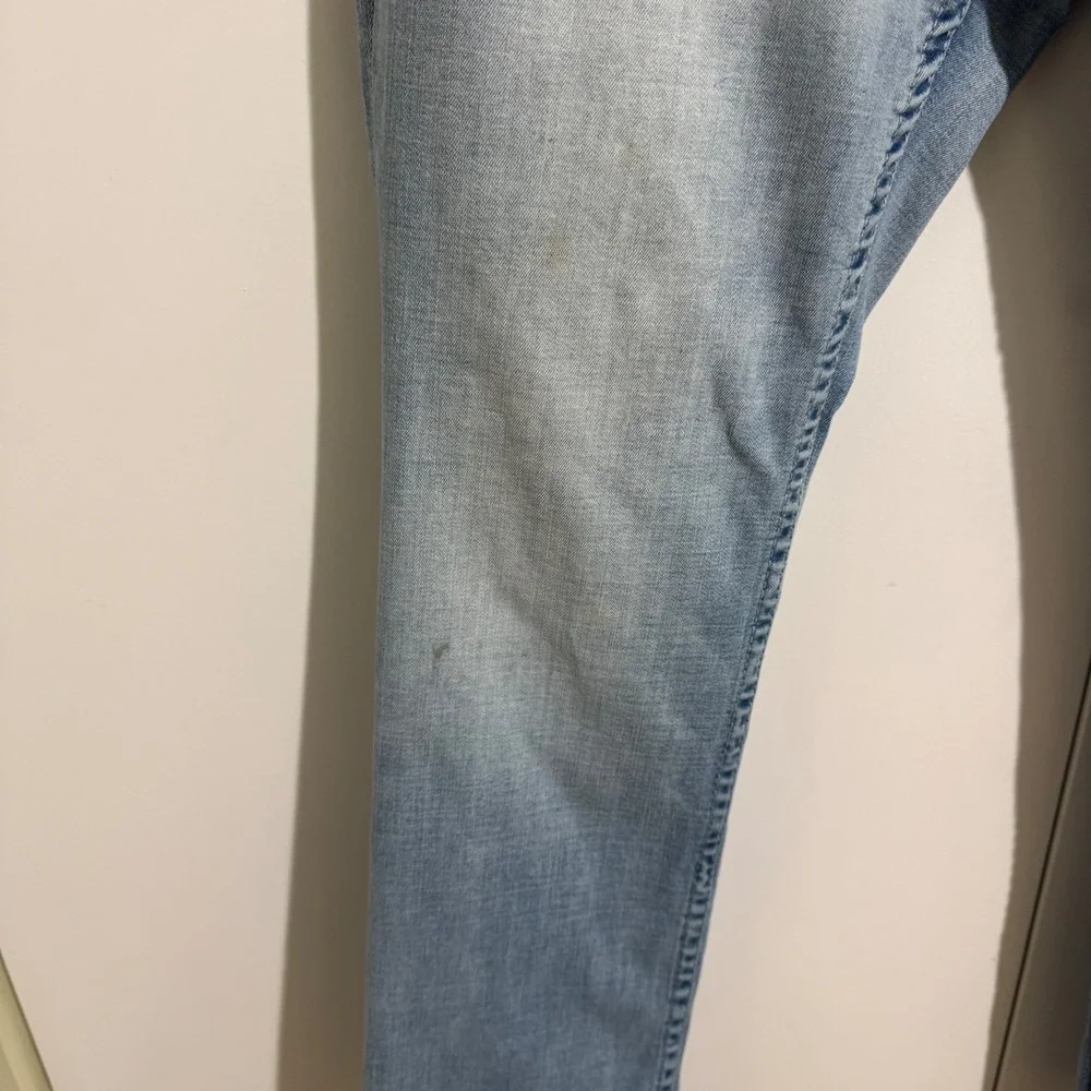 BKE Jake Straight Jeans Mens 34x30 Light Wash Coolmax Stretch ABS16387